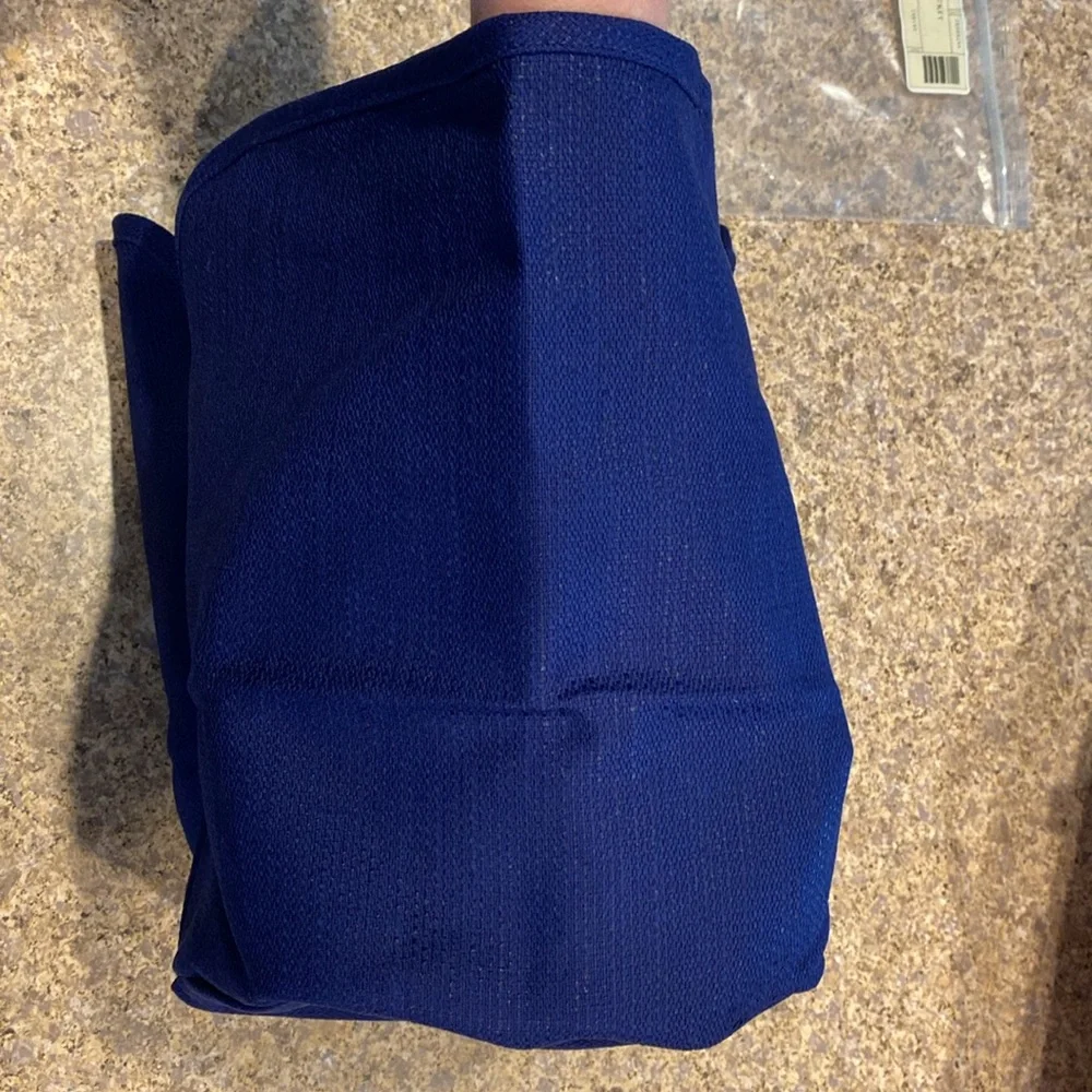 Longaberger Ice Bucket Fabric Liner Indigo Blue 28069144